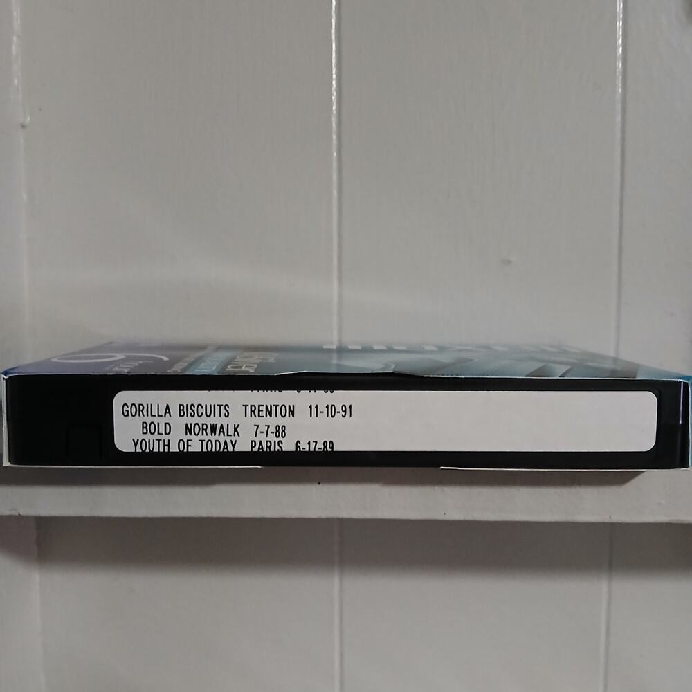 New York Hardcore VHS Gorilla Biscuits Bold Youth Of Today Live 1988 89 91 Punk